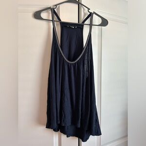 Dark blue tank top